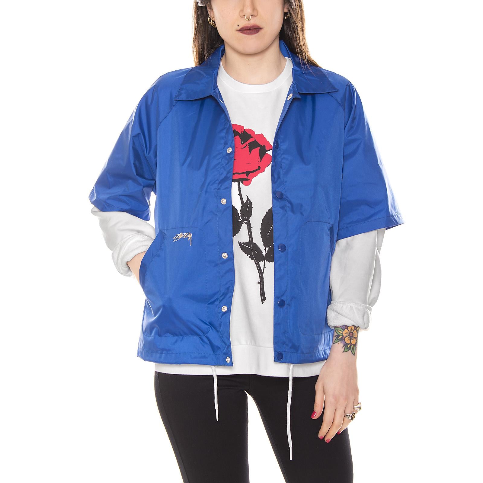 NORDHOFF COACH JACKET BLUE 215049-BLUE  STUSSY 