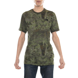 S/S SIMPLE DOME TEE English Green Camo Print T92TX51TH  THE NORTH FACE 