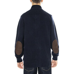 Essential Patch Zip Through Navy - Cardigan Uomo Blu MKN0731-NY91  BARBOUR 