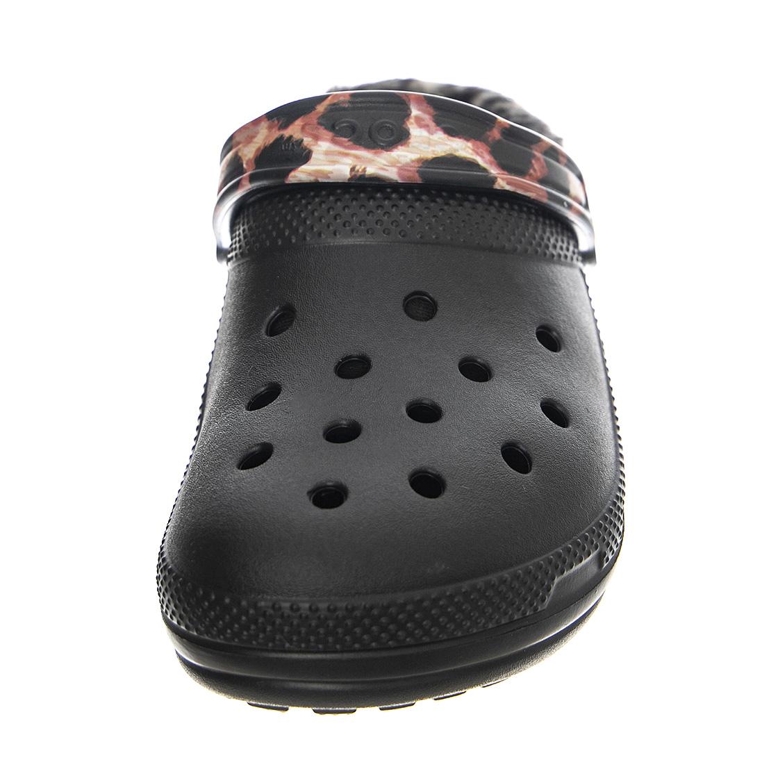 Classic Lined Animal Remix Clog W Black / Multi Animal - Sandali Donna Neri / Multi CR.207842-BKMA  CROCS 