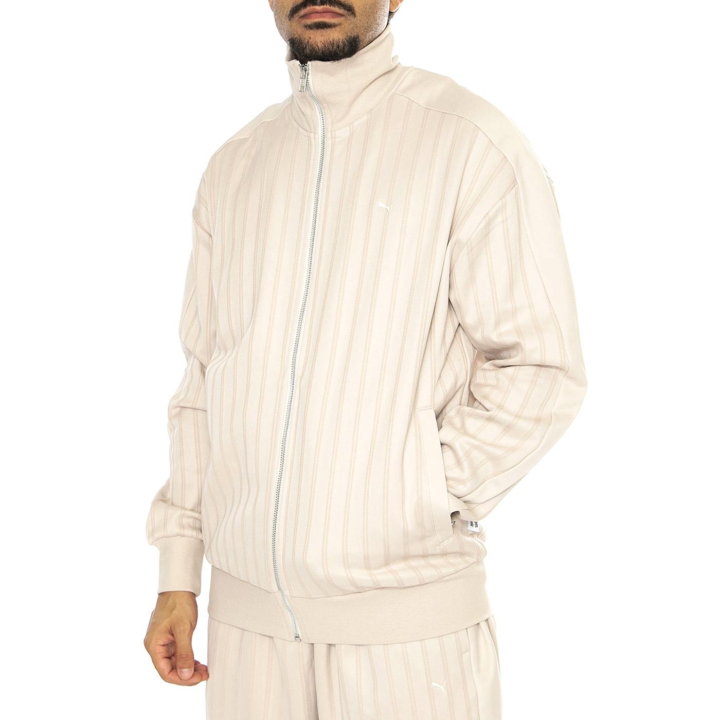 MMQ T7 Track Jacket Alpine Snow - Giacca Uomo Beige 626685-87  PUMA 