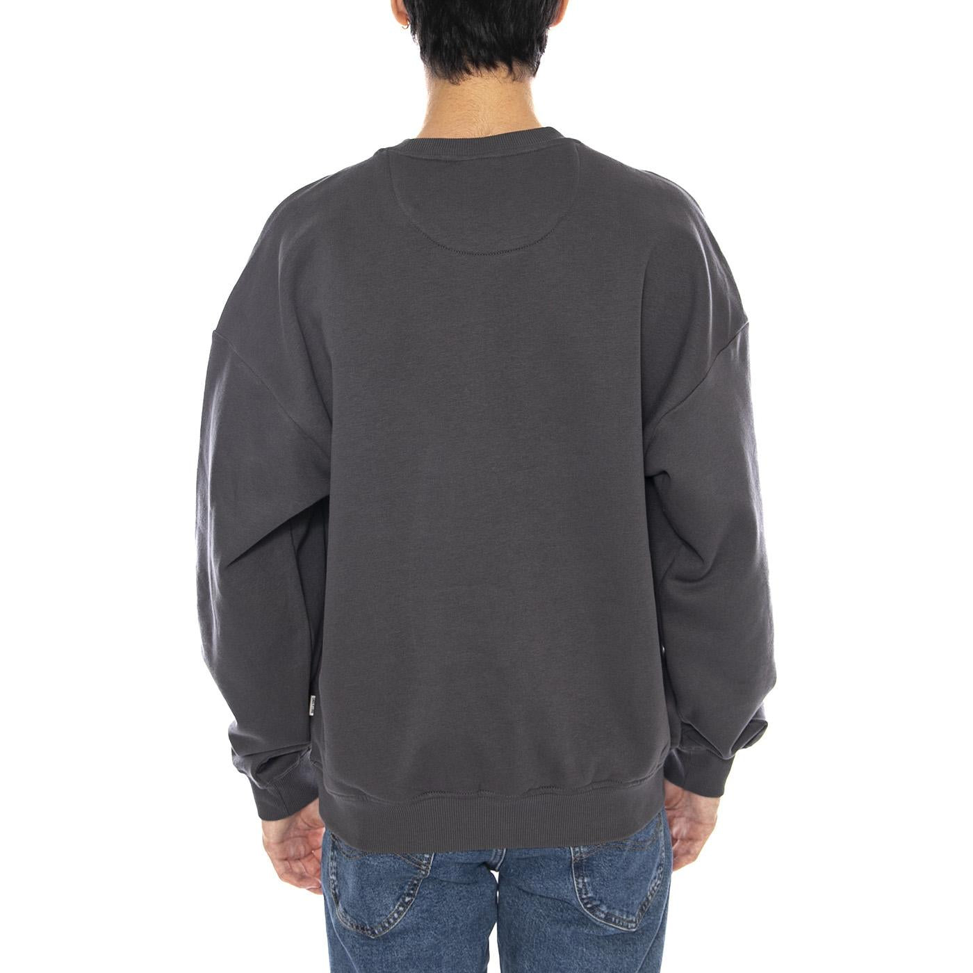 Banksy Vintage Crew Neck Grey Pinstripe "Butterfly Shot" - Felpa Girocollo Uomo Grigia 22035203-4911270  ONLY & SONS 