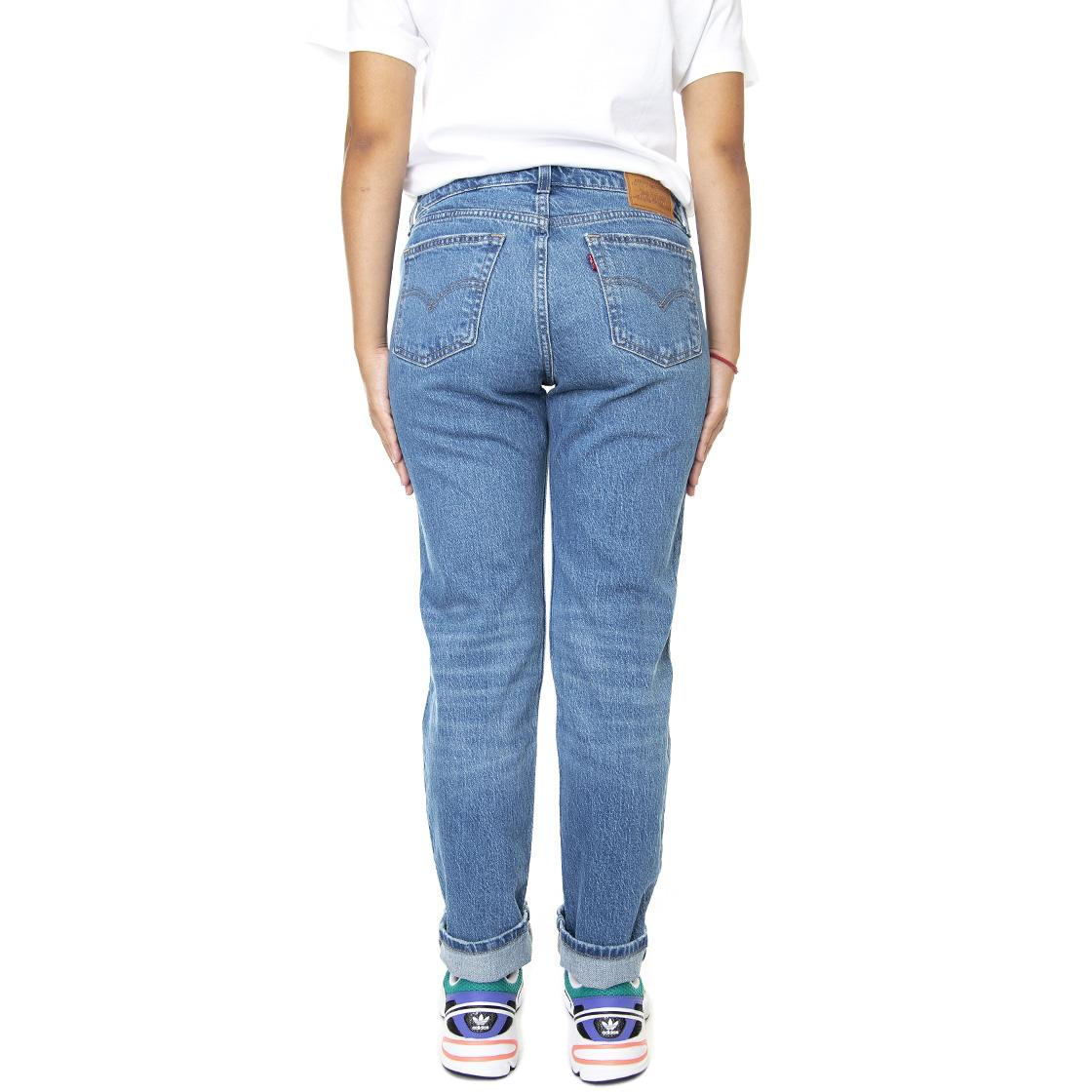 Low Pitch Straight Napa Moon - Pantaloni Denim Jeans Donna Blu A1559-0002  LEVIS 