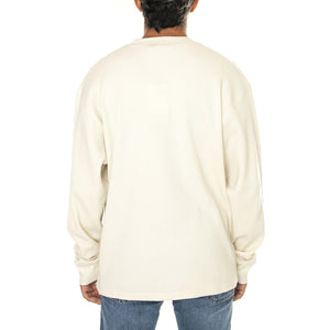 L/S Basics Script T-Shirt Natural / Black - Maglietta Girocollo Maniche Lunghe Uomo Beige I033985.1K6XX  CARHARTT WIP 