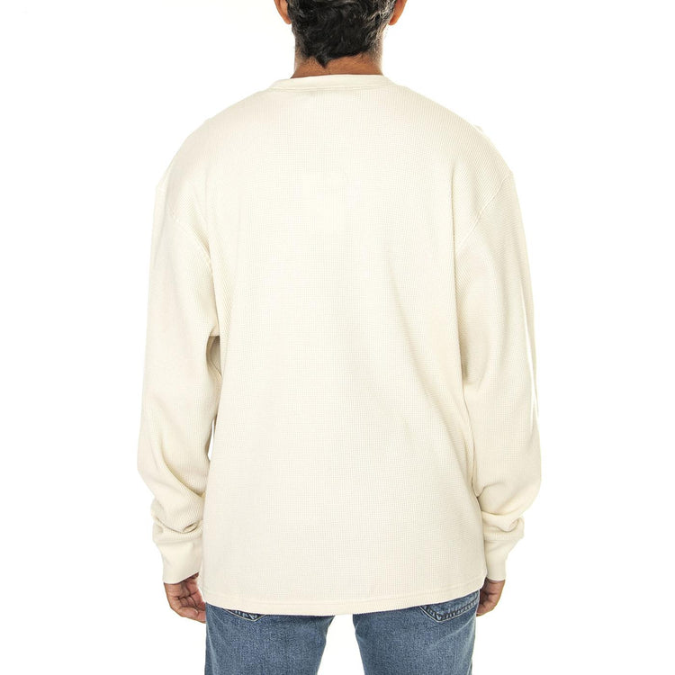L/S Basics Script T-Shirt Natural / Black - Maglietta Girocollo Maniche Lunghe Uomo Beige I033985.1K6XX  CARHARTT WIP 