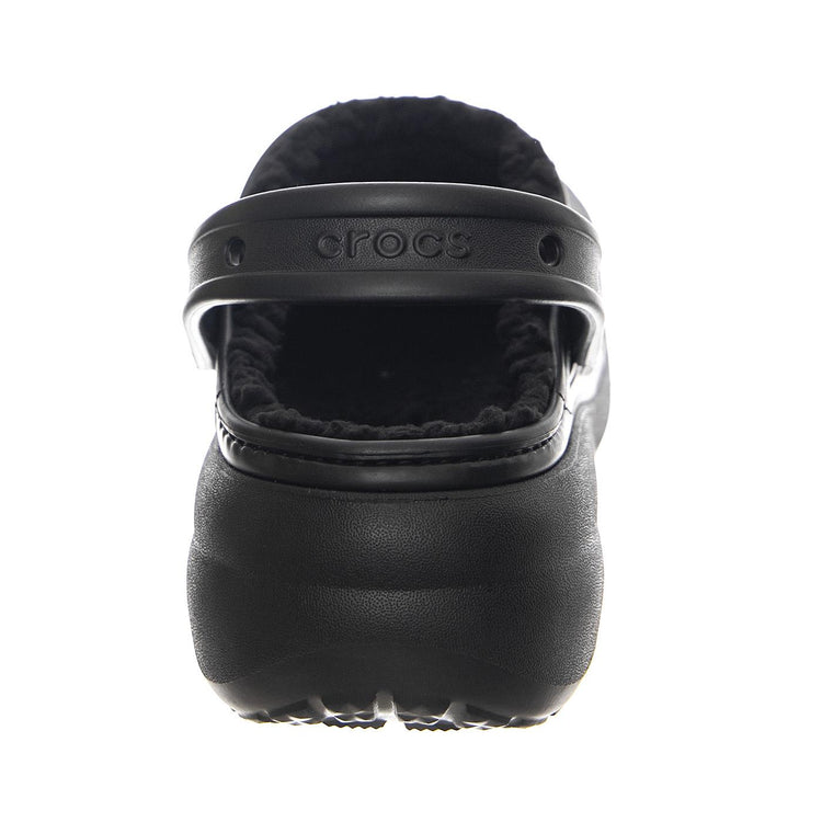 Classic Platform Lined Clog W BLK -  Sandali Donna Neri CR.207938-BLK  CROCS 