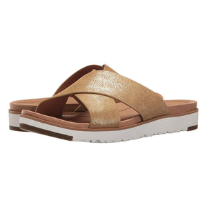 Womens Kari Metallic Gold Sandals UGSKARIMGD1017908W  UGG 