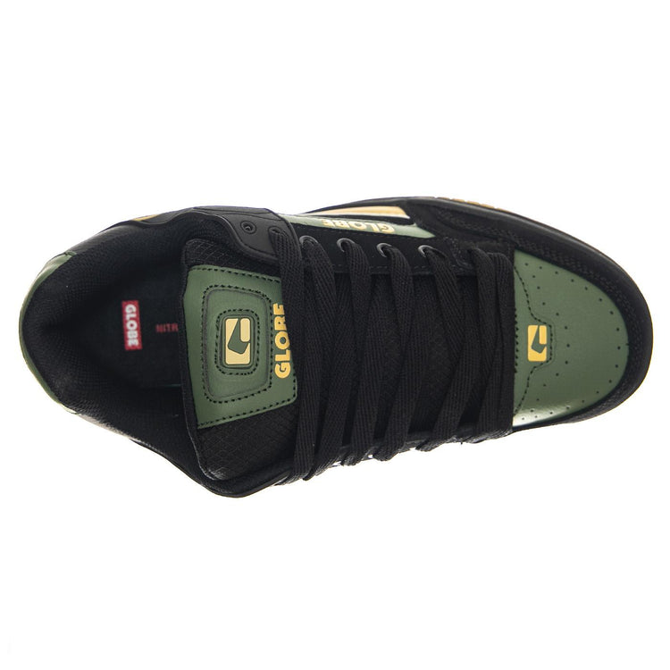 Tilt Black / Spruce Shoes - Scarpe Stringate Profilo Basso Uomo Nere GBTILT20599  GLOBE 