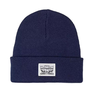 Autunno / Inverno - Backpatch Beanie Dress Blues / Black - Berretto Blu 000J4-0004  LEVIS 