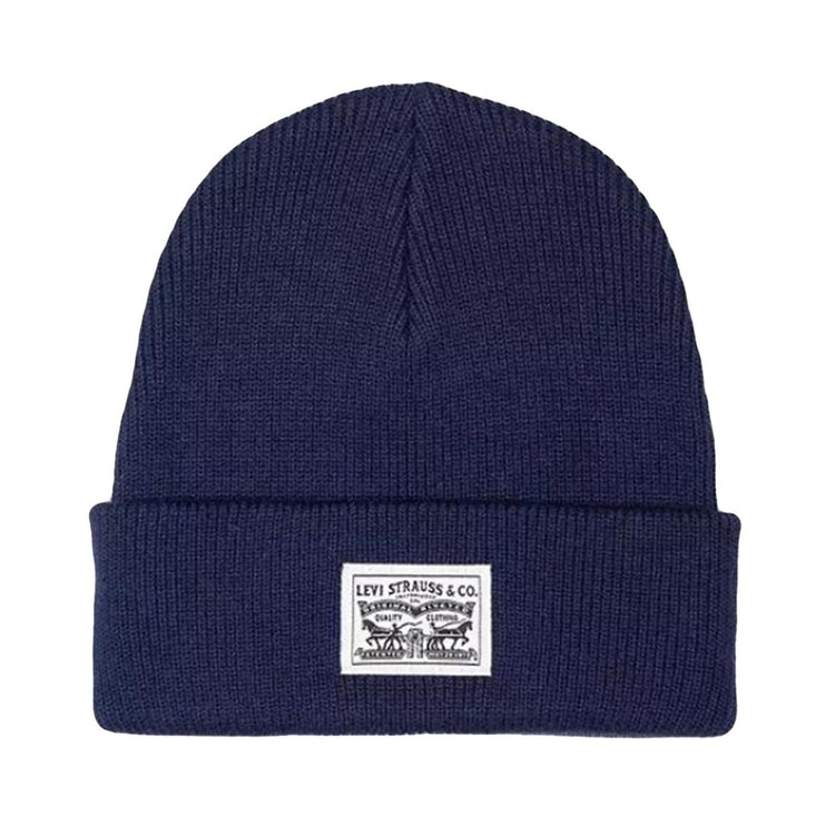 Autunno / Inverno - Backpatch Beanie Dress Blues / Black - Berretto Blu 000J4-0004  LEVIS 