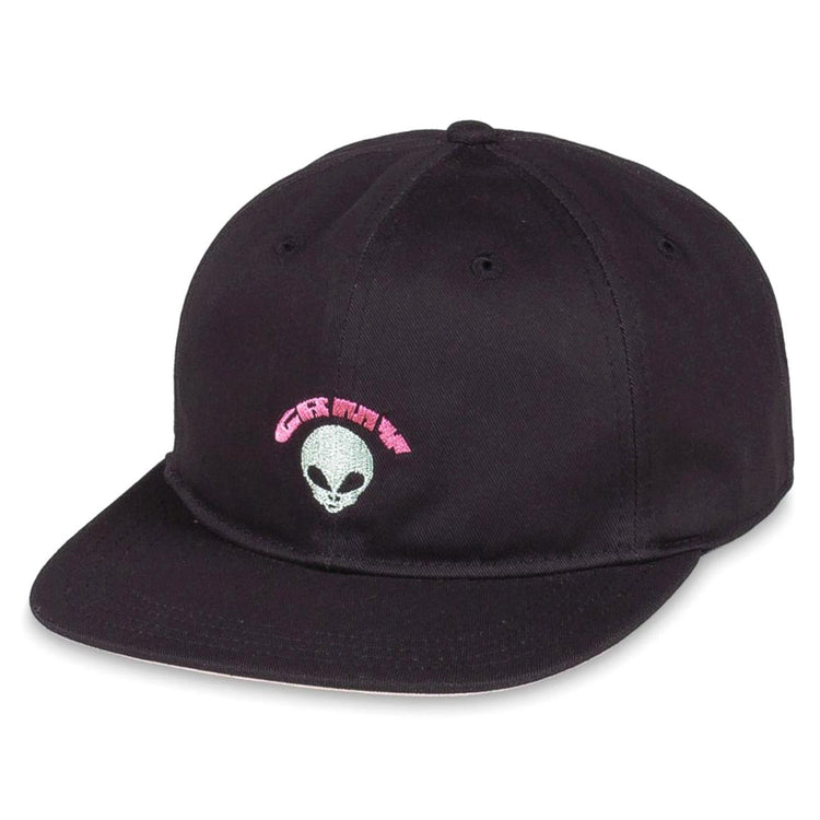 Ufollow Unstructured Cap Black - Cappellino con Visiera Nero GRUC3238-BLK  GRIMEY 