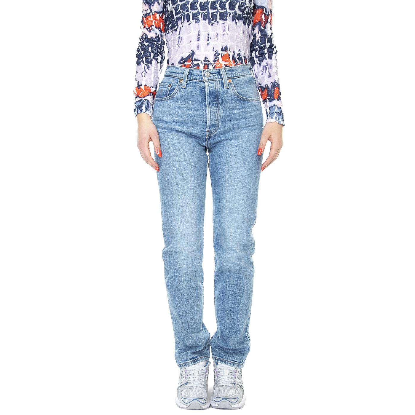 501 Jeans For Women Hollow Days Light Indigo Worn In - Pantaloni Denim Jeans Donna Blu 12501-0415  LEVIS 