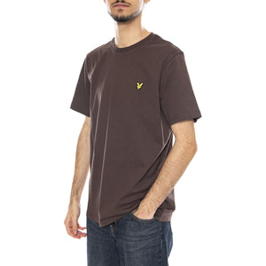 Plain T-Shirt Deep Sepia - Maglietta Girocollo Uomo Marrone TS400VOG-X883 . LYLE & SCOTT 
