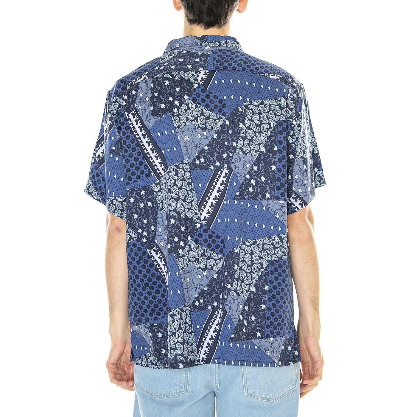 M' Sunset Camp Shirt - Camica Maniche Corte Uomo Blu / Multicolore 72625-0069  LEVIS 