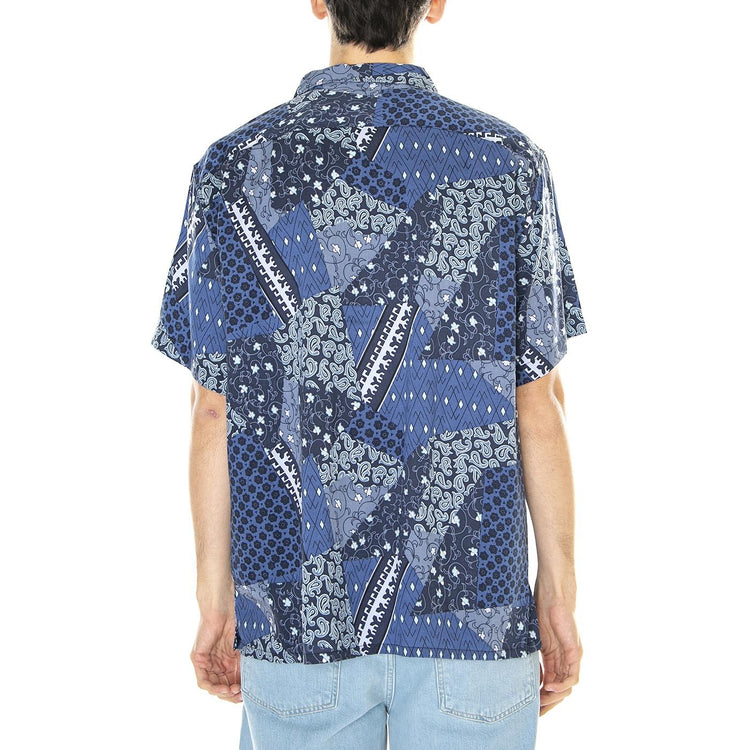 M' Sunset Camp Shirt - Camica Maniche Corte Uomo Blu / Multicolore 72625-0069  LEVIS 