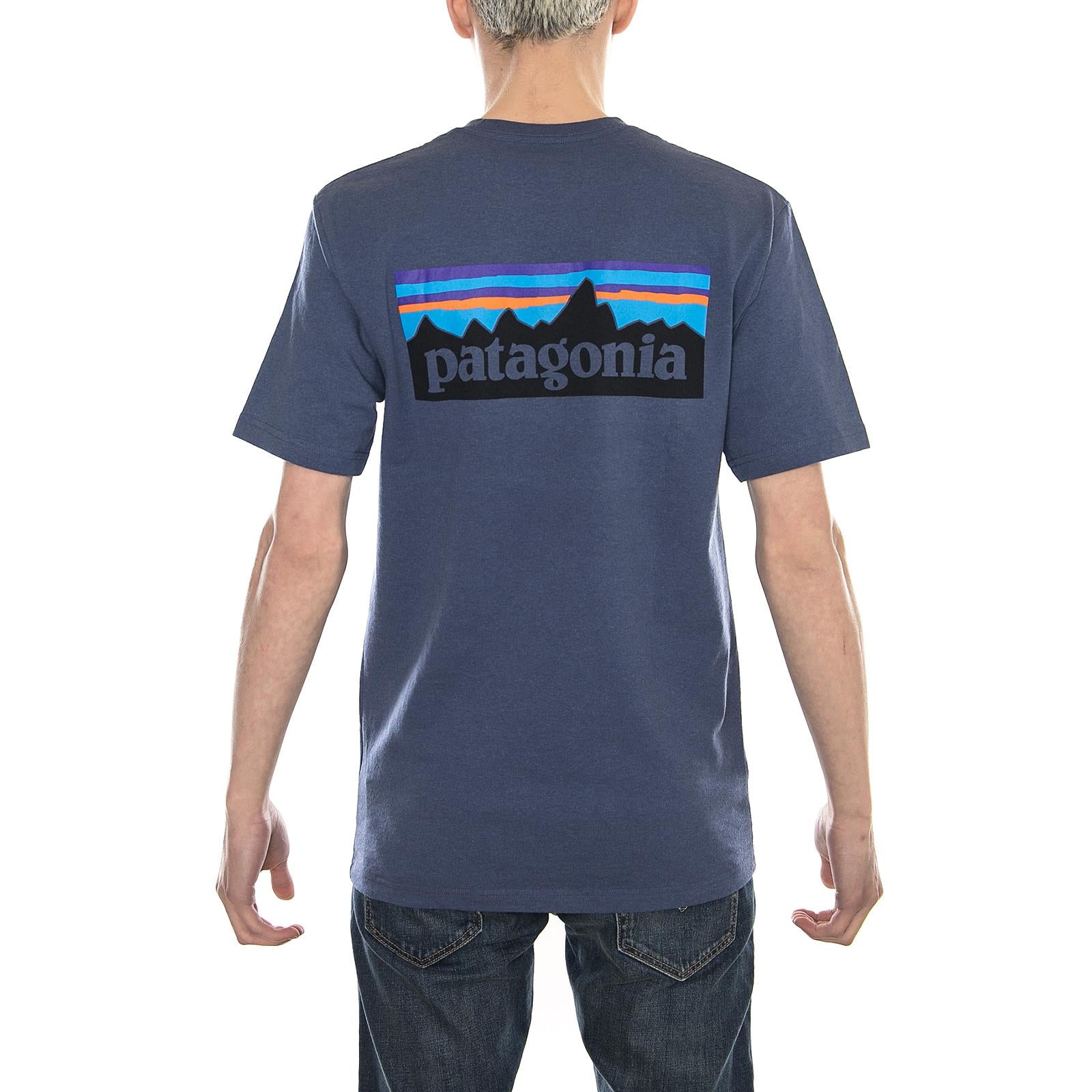 P-6 Logo Responsibili-Tee Dolomite Blue 39174-DLMB  PATAGONIA 