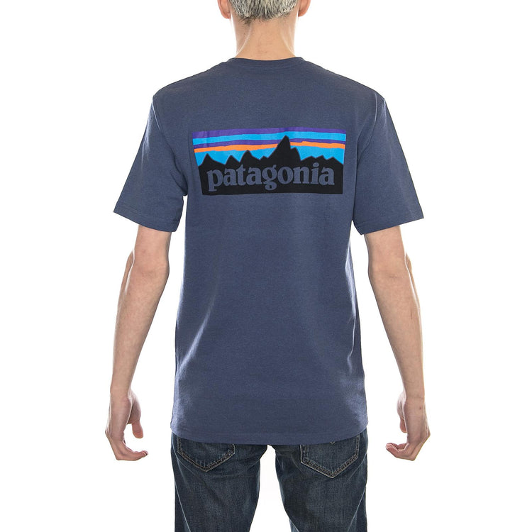 P-6 Logo Responsibili-Tee Dolomite Blue 39174-DLMB  PATAGONIA 