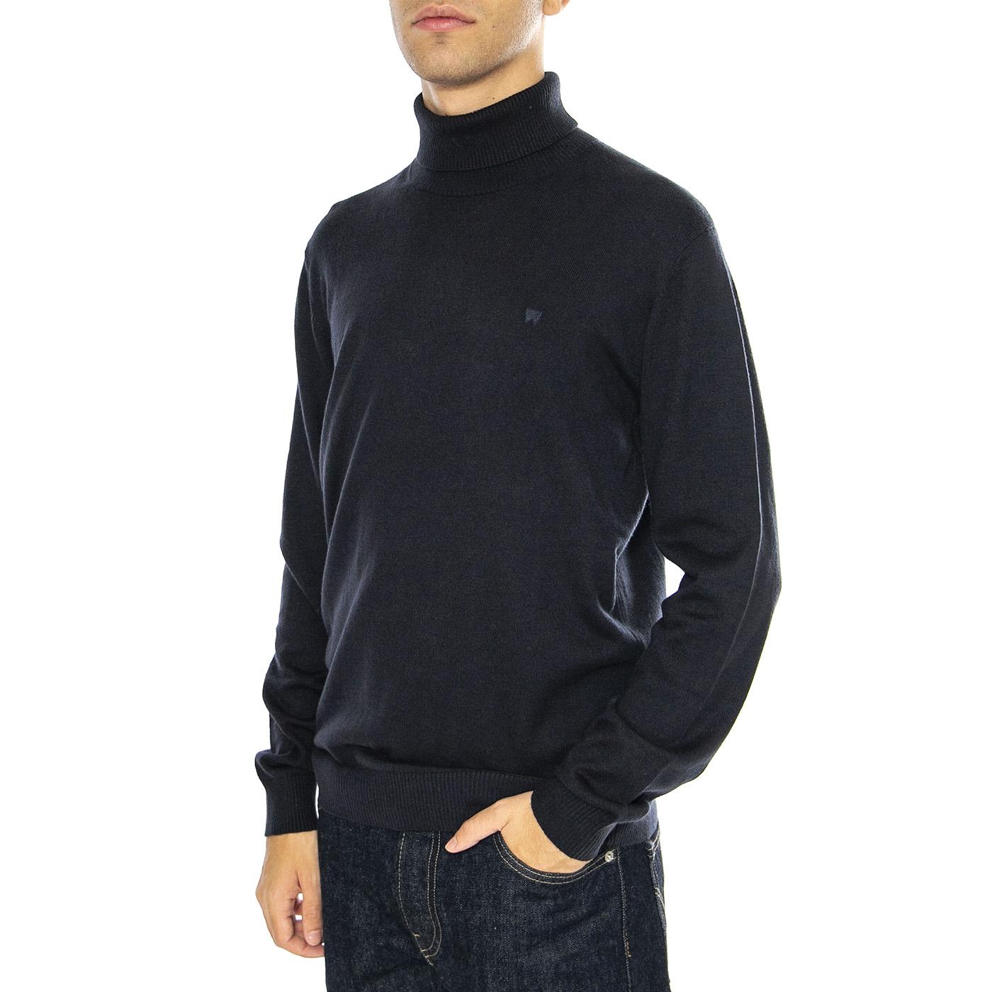 Turtleneck Dark Navy - Maglione Uomo Blu 112357296-BLUE  WRANGLER 