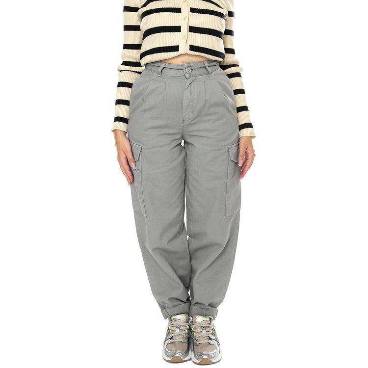 W' Collins Pant Misty Grey garment dyed - Pantaloni Donna Grigi I029789.29KGD  CARHARTT WIP 