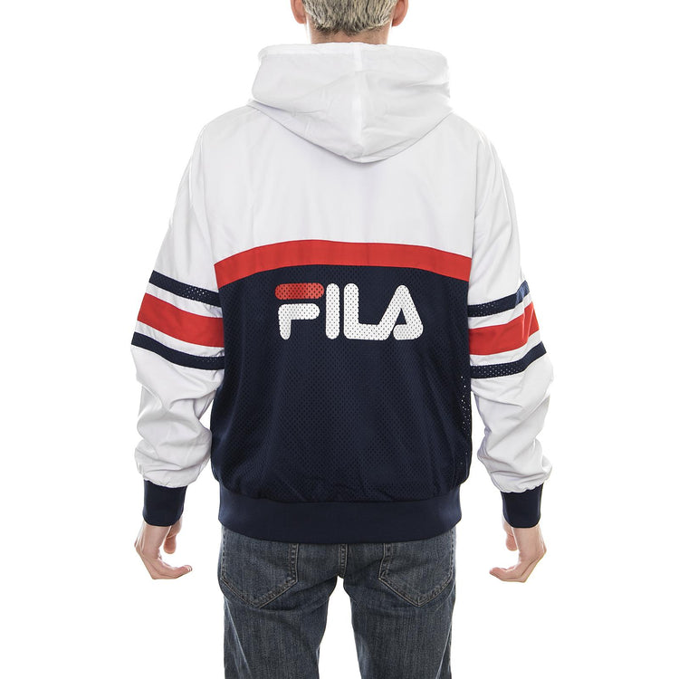 Hansen Half Mesh Track Jacket peacoat-red-white 684328-A17  FILA 