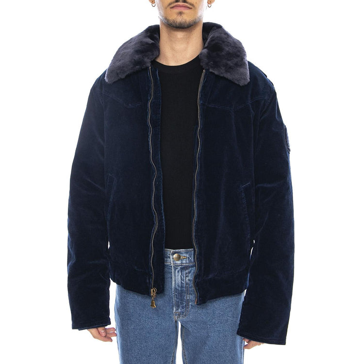 Aviator Jacket Indigo - Giacca Uomo Blu 112371769  WRANGLER 