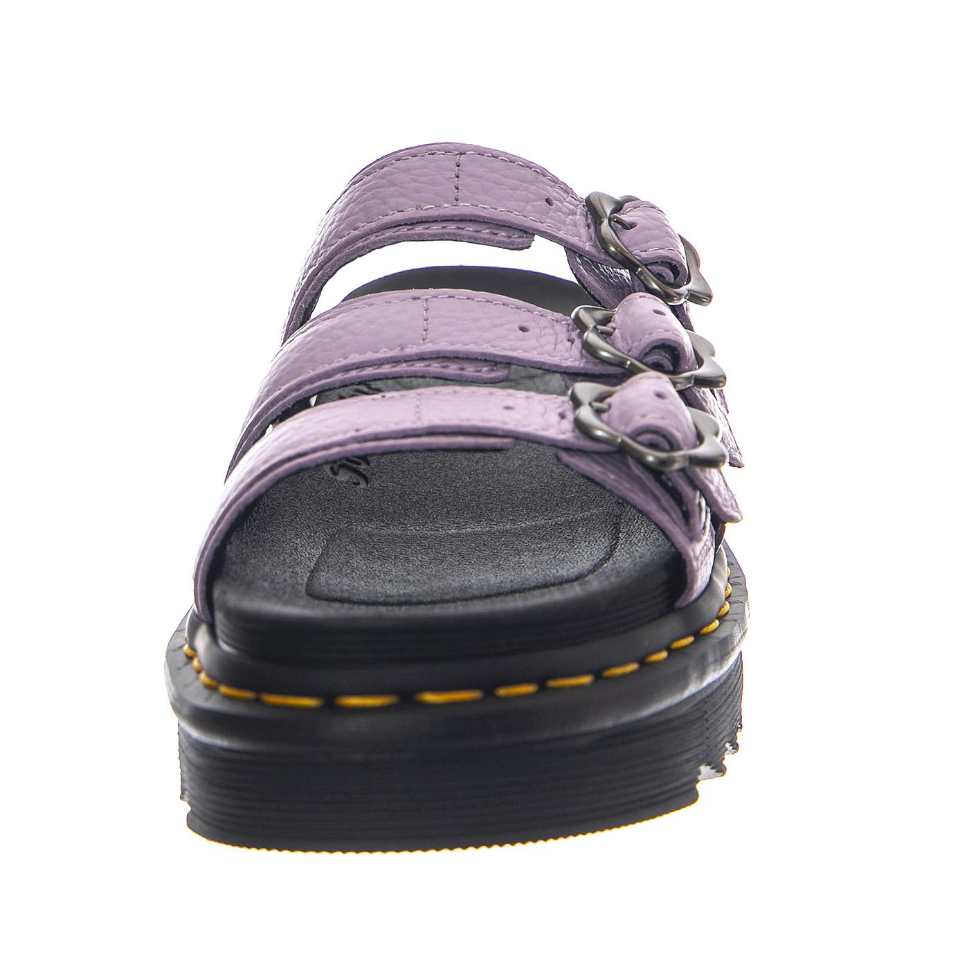 Blaire Slide Lilac Milled Nappa - Sandali Uomo Viola 30710308  DR.MARTENS 