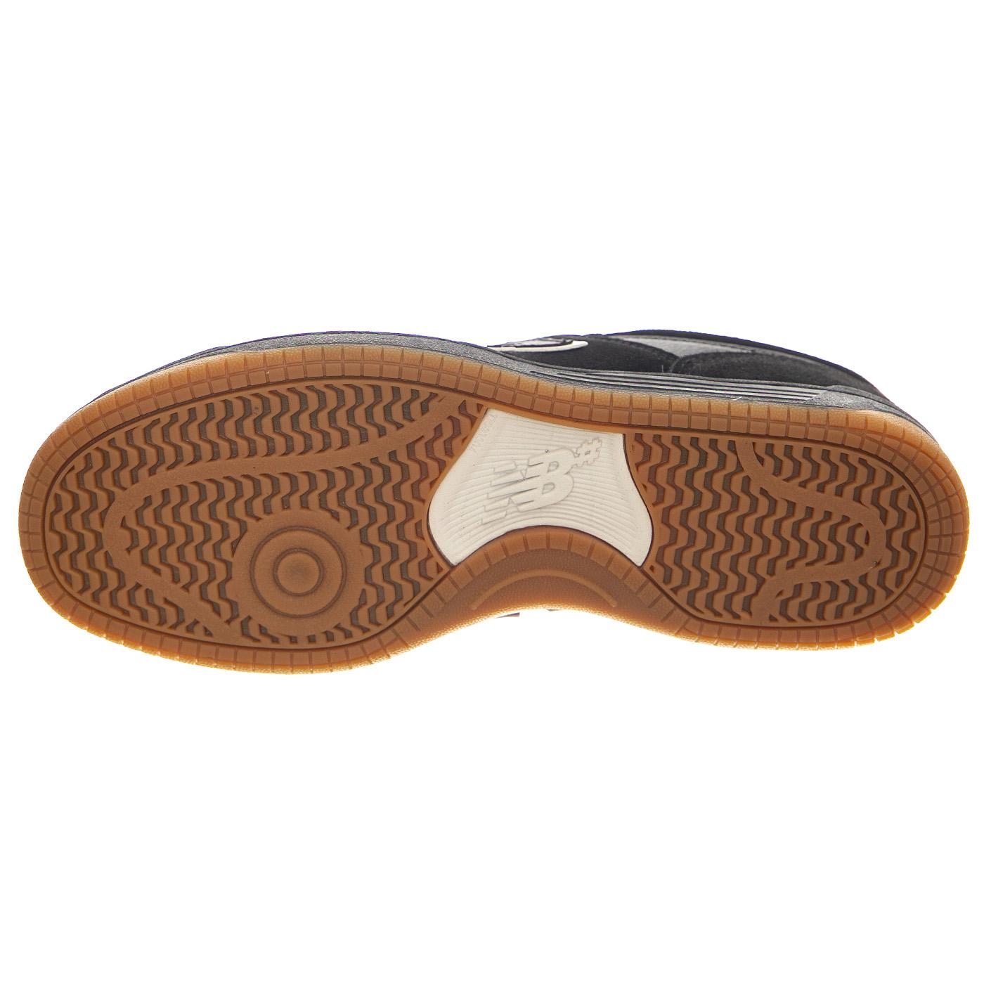 Numeric Skateboarding Black Leather / Textile - Scarpe Profilo Basso Uomo Nere NM480SBW  NEW BALANCE 