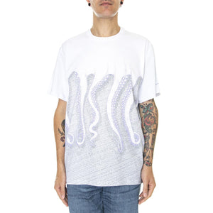 Milan Octopus Tee White - Maglietta Girocollo Uomo Bianca 22WOTS33-WHITE  OCTOPUS 
