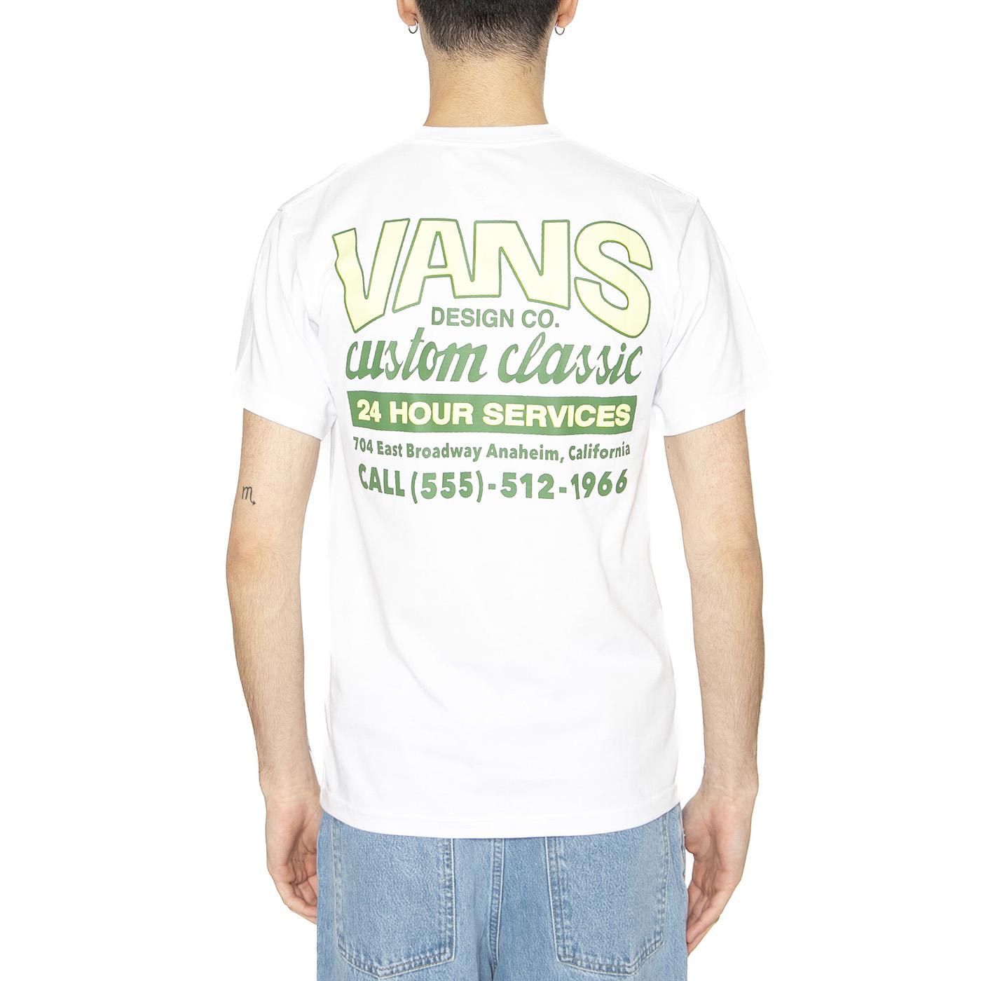 Shop Front SS White - Maglietta Girocollo Uomo Bianca VN000M60WHT1  VANS 