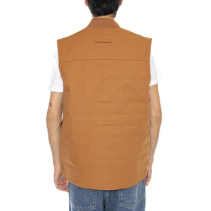 Classic Canvas Vest Duck - Giacca Smanicata Uomo Marrone 6040102 16-1432 CAT 