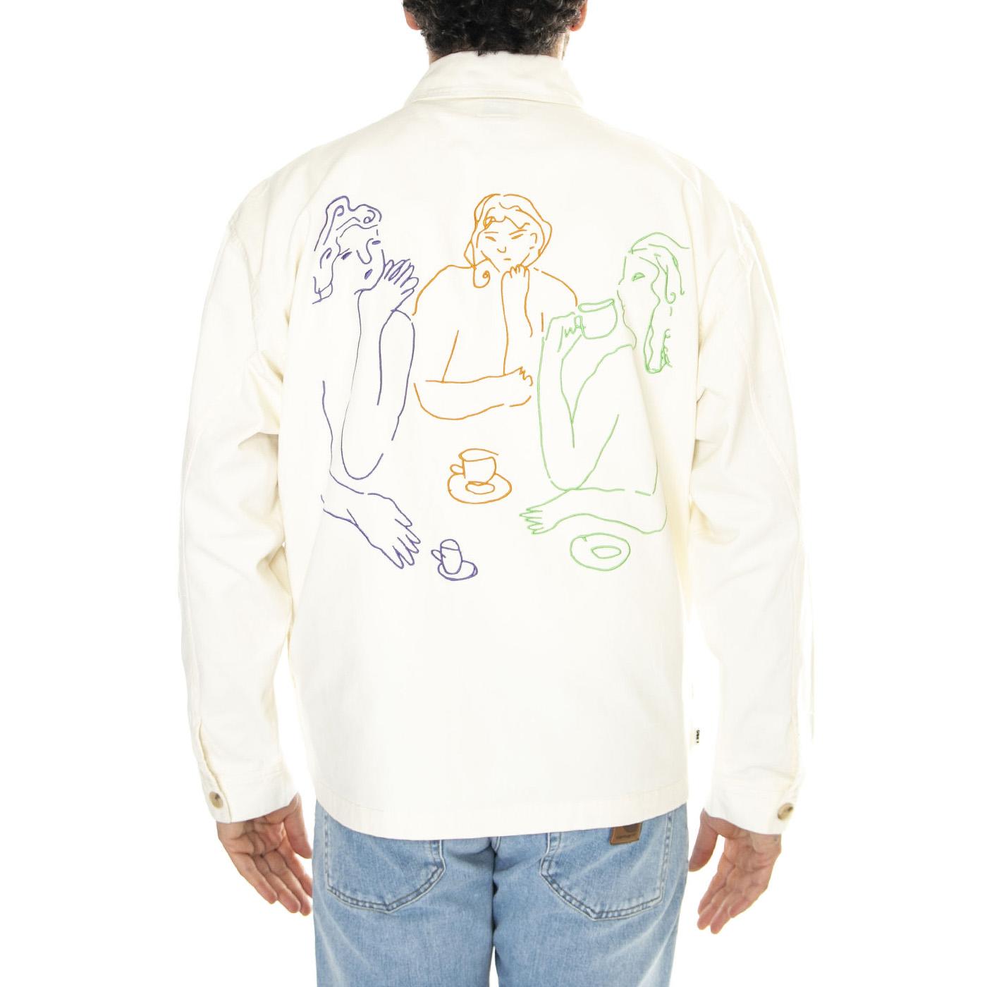 Afternoon Shirt Jacket Unbleached - Giacca Uomo Beige 121160056-UBL  OBEY 