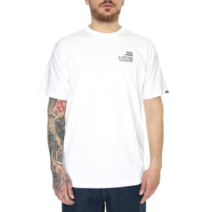 Cast S/S White - Maglietta Girocollo Uomo Bianca VN0007FRWHT1  VANS 