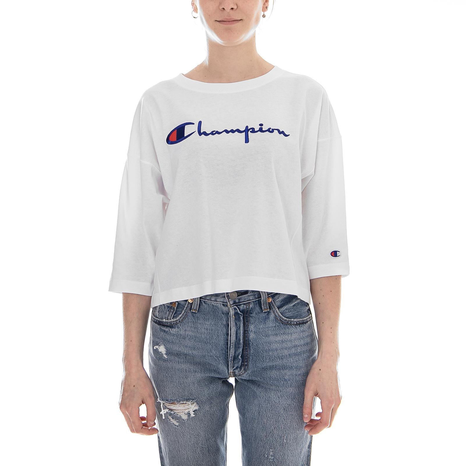 Crewneck T-Shirt WHT 110474-WW001  CHAMPION 