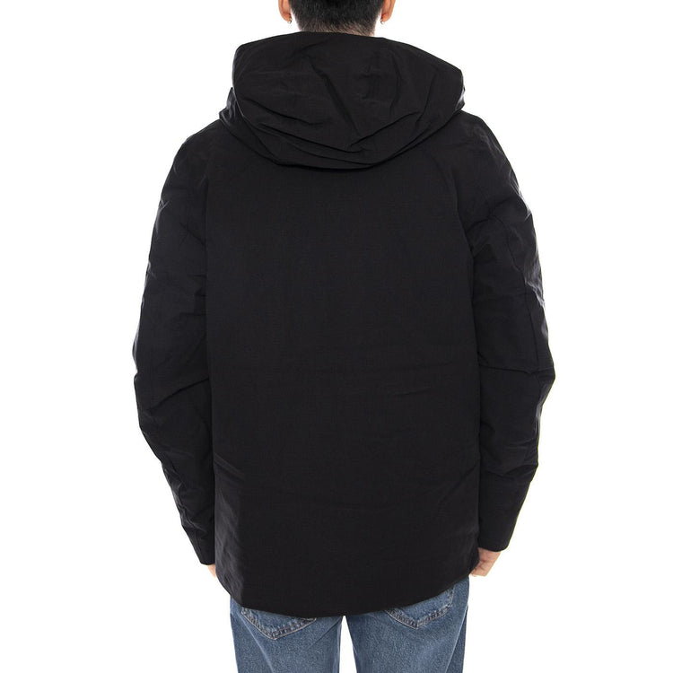 Letho Hoodie -- Felpa con Cappuccio Uomo Nera 331247 110 ELVINE 