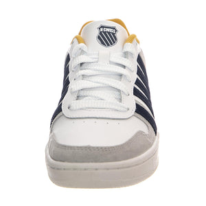 Court Pasilades White / Navy / Gold Shoes - Scarpe Stringate Profilo Basso Uomo Bianche / Multicolore 06931-856-M  K-SWISS 