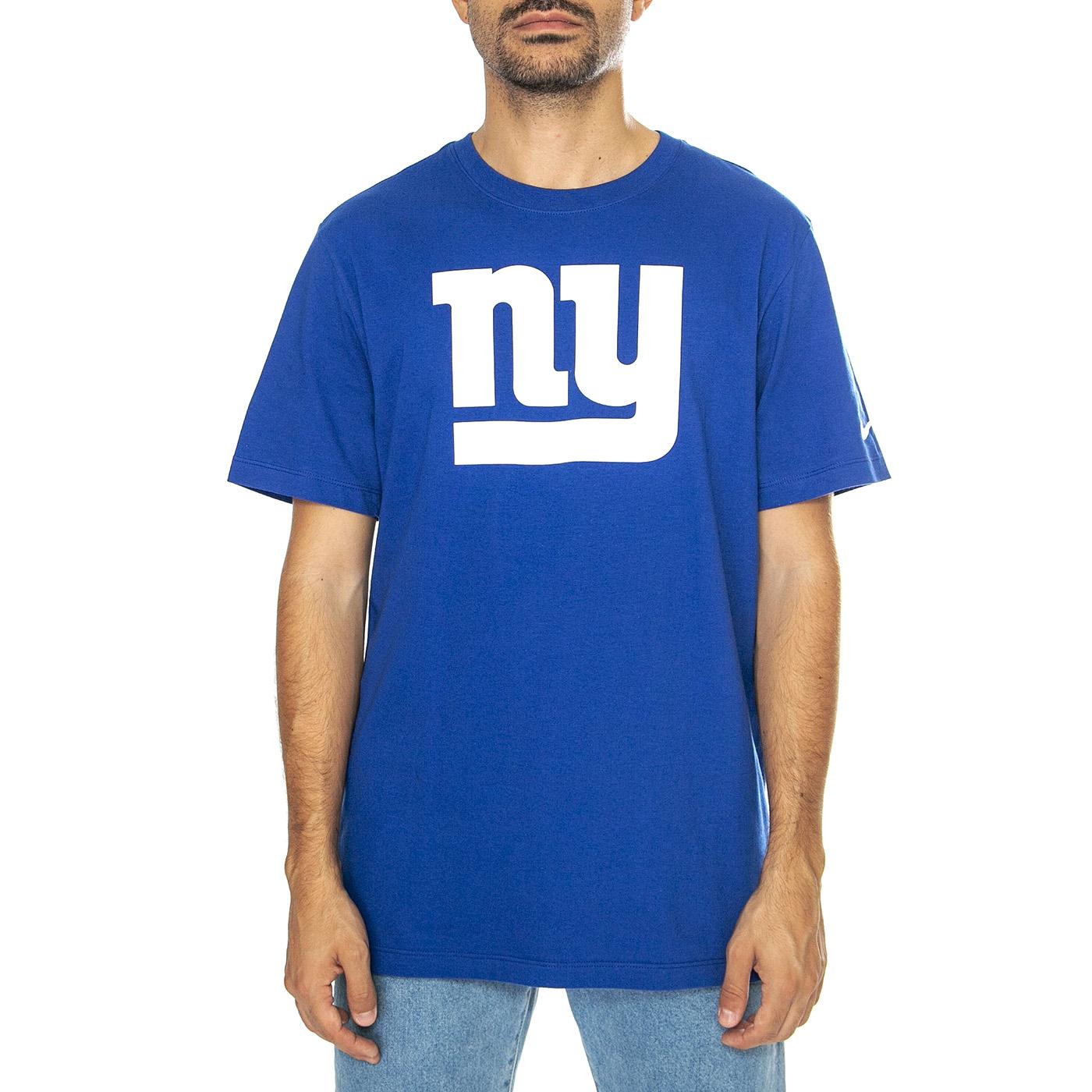 Nike SS Essential New York Giants Rush Blue - Maglietta Girocollo Uomo Blu N199-4EW-8I-CLH  NIKE 