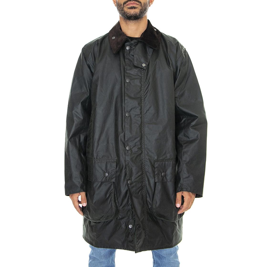 Border Wax Jacket - Giacca Invernale Uomo Verde 222MMWX0008-SG91  BARBOUR 