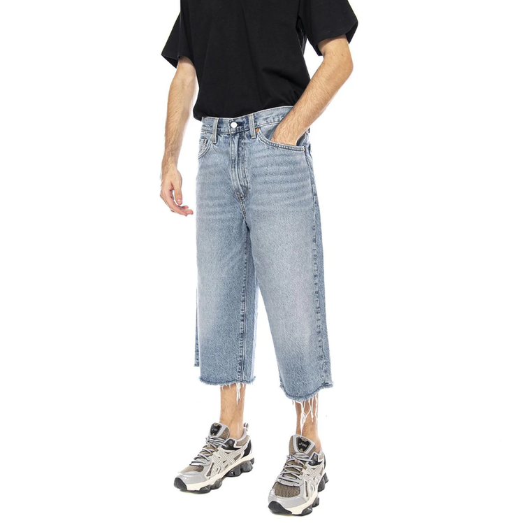 478 Baggy Capri Mellow Mornings Med Indigo - Pantaloni Denim Jeans Uomo Blu 004A8-0001 Med Indigo LEVIS 