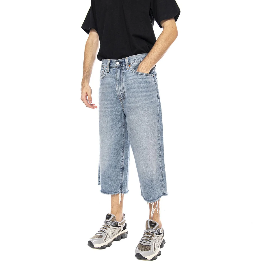 478 Baggy Capri Mellow Mornings Med Indigo - Pantaloni Denim Jeans Uomo Blu 004A8-0001 Med Indigo LEVIS 