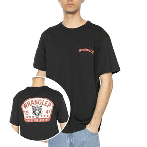 Graphic Tee Black - Maglietta Girocollo Uomo Nera 112362793  WRANGLER 