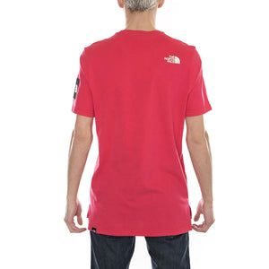 M S/S FINE 2 TEE  RASPBERRY RED T93BP7ZCX  THE NORTH FACE 