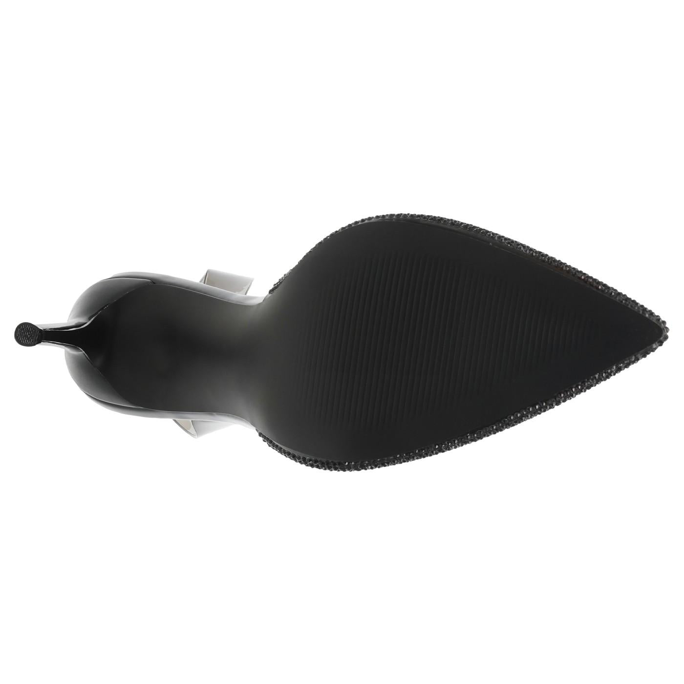 Lucyle Black Crystal Color Vinyl + Matching Stones - Scarpe Décolleté Donna Nere SMSLUCYLE-BLK  STEVE MADDEN 