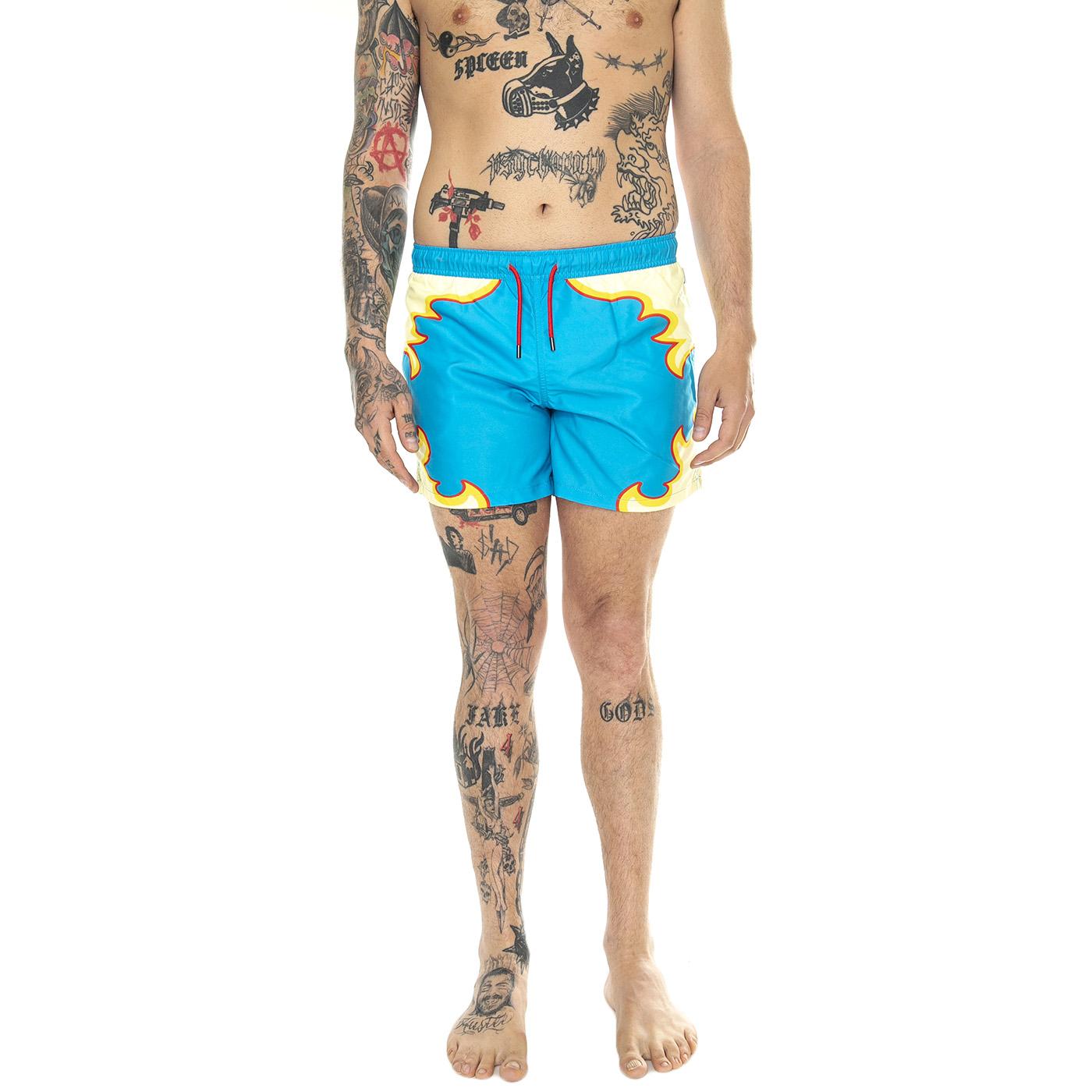 Bling It Swimshorts 6300 - Costume da Bagno Uomo Multicolore BLI116-6300-6300  HAPPY SOCKS 
