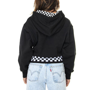 Wm Boom Boom 66 - Felpa con Cappuccio Donna Nera VN0A5JGDBLK1  VANS 