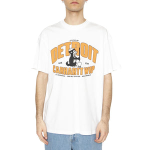 S/S Underground T-Shirt White - Maglietta Girocollo Uomo Bianca I034642.02XX  CARHARTT WIP 