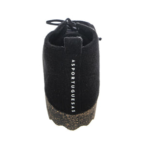 City Line Tweed Felt 925 Black - Scarpe Stringate Profilo alla Caviglia Uomo Nere P018148002  ASPORTUGUESAS 