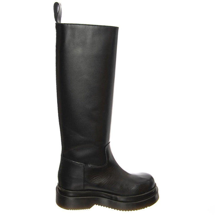T BOOT 20 GREASY BLACK - Stivali Alti Donna Neri BTSTBOOT20-BKG . MR BOOTS 