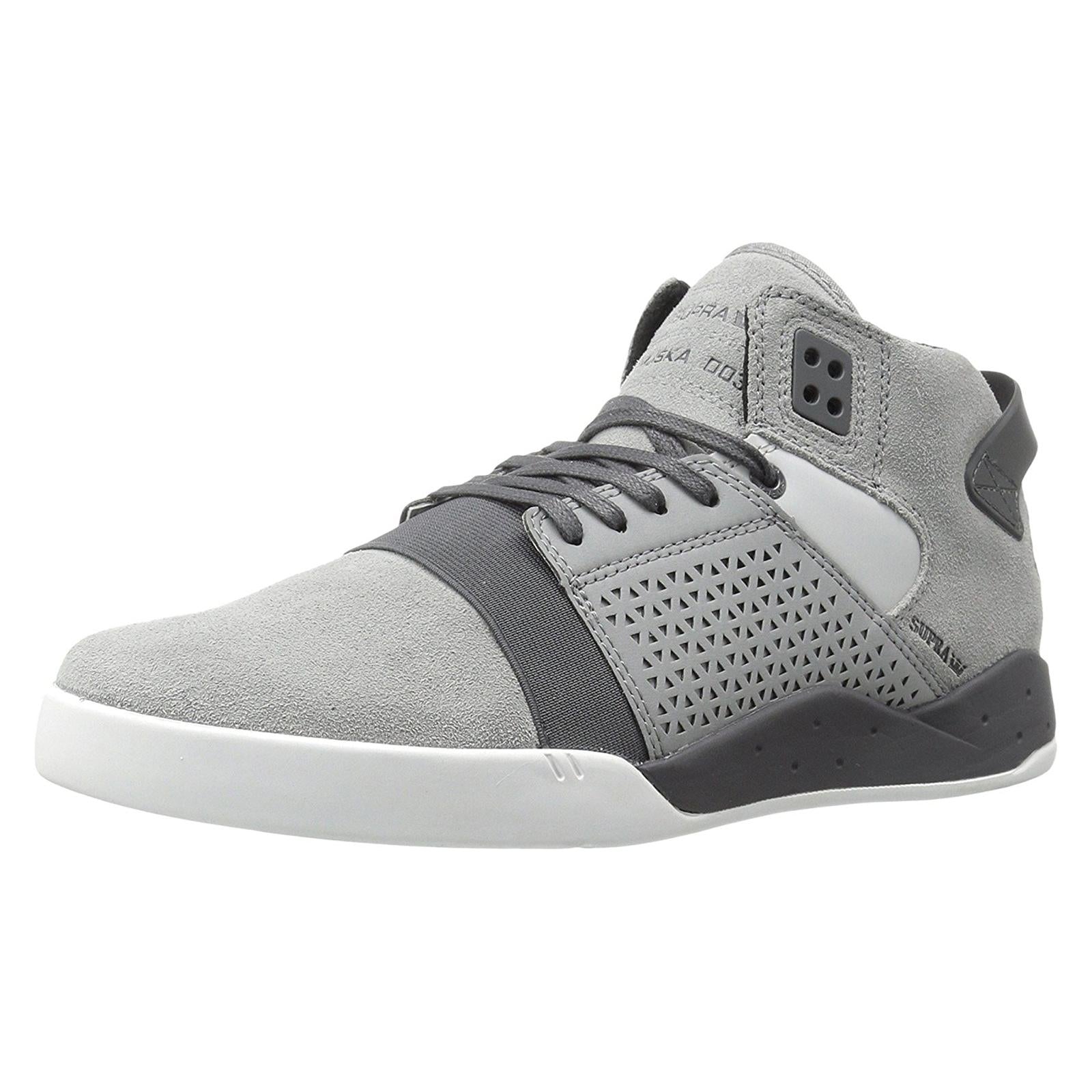 M' Skytop III Grey / Charcoal / White Estate Lace-Up Shoes 08237-060-M-060  SUPRA 