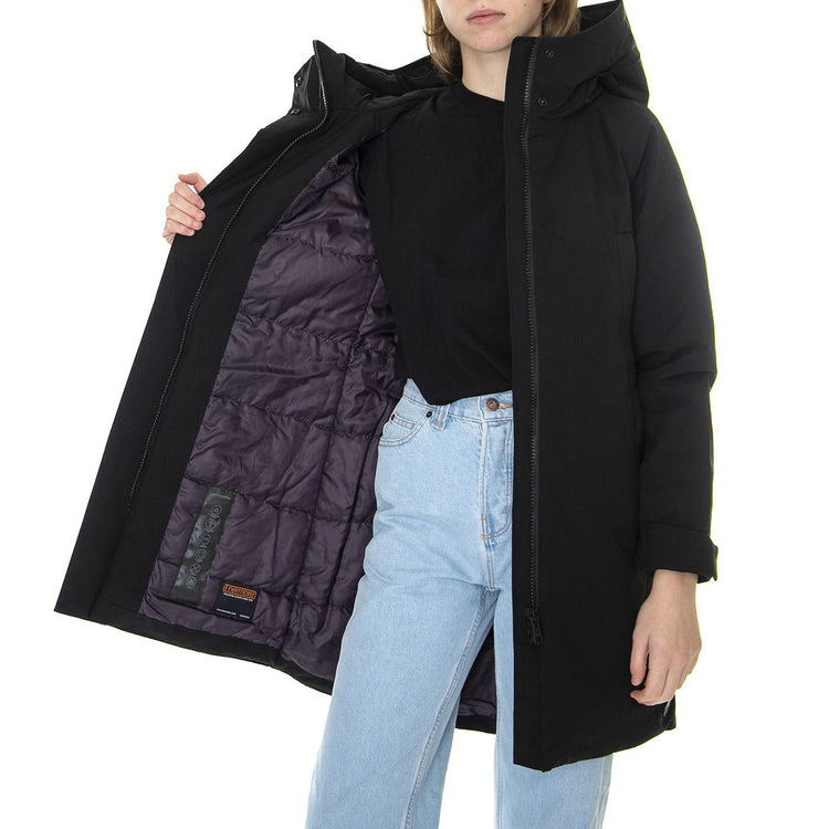 W´s Jacket Eline black T-spin 5000 - Giacca Invernale con Cappuccio Uomo Nera 330502-110  ELVINE 