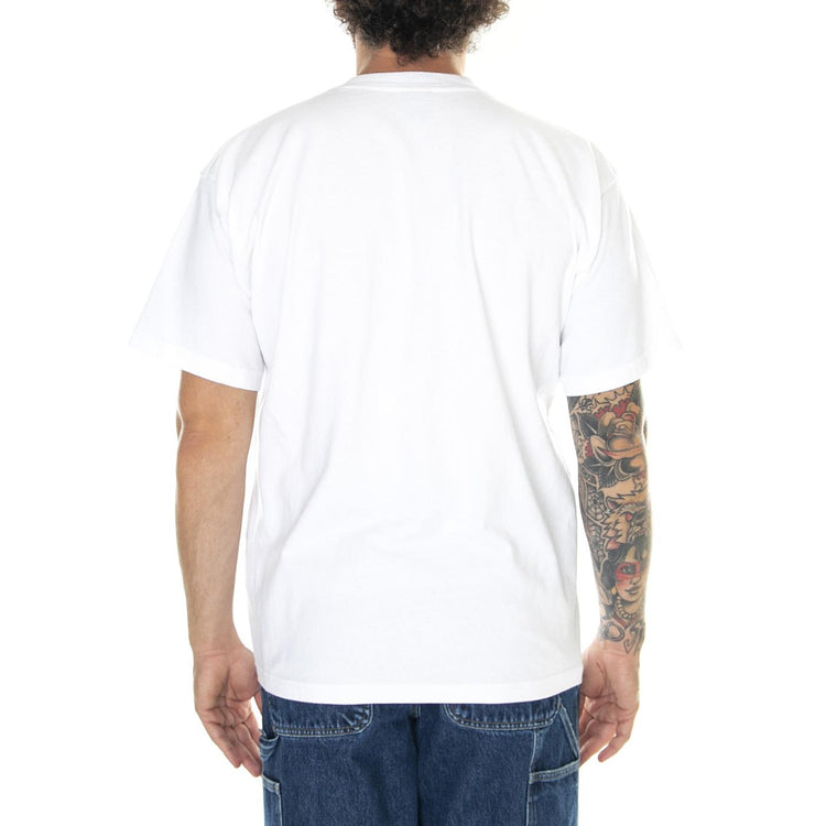 Obey Int. Heavy Weight Classic Box Tee White - Maglietta Girocollo Uomo Bianca 166913554-WHT  OBEY 